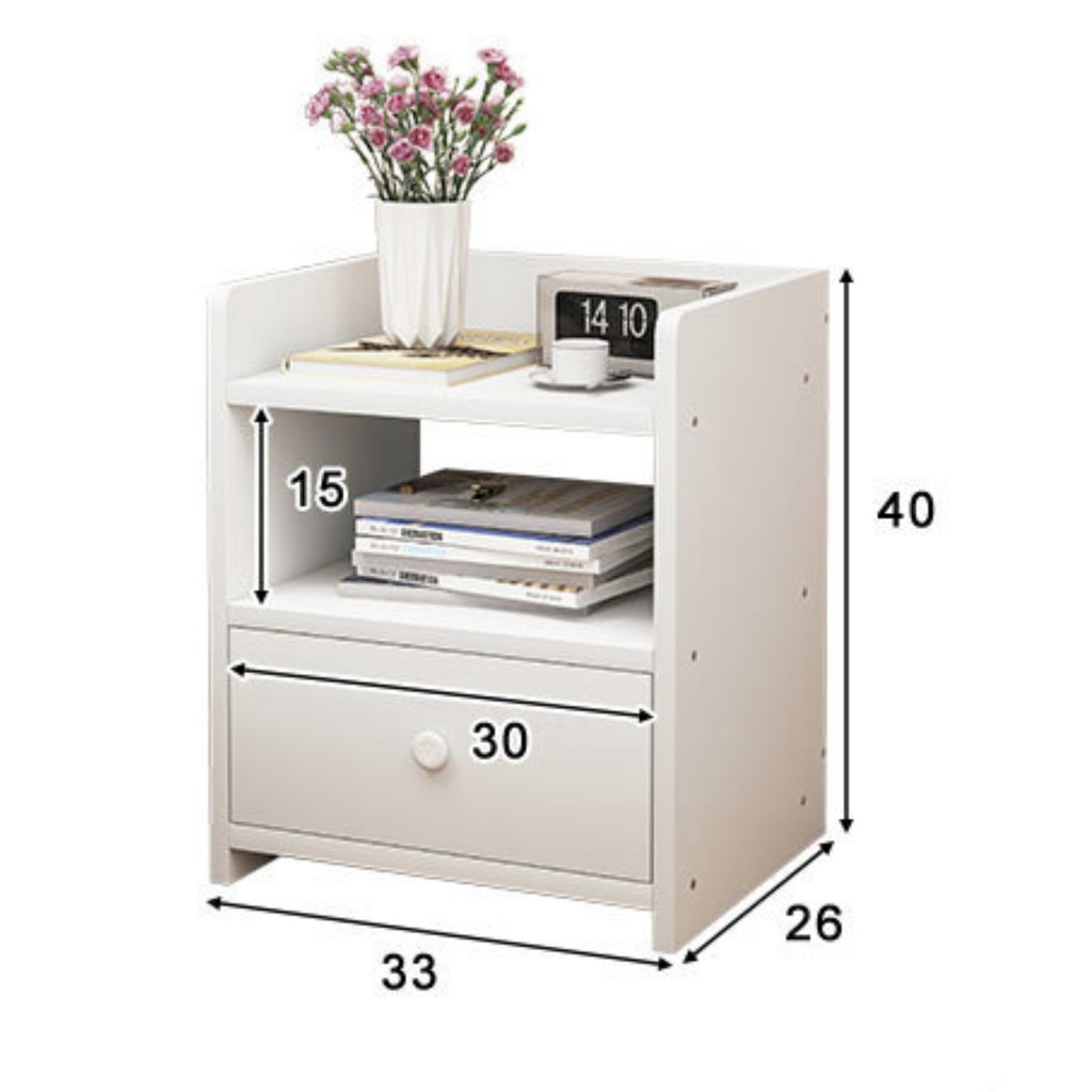 Beside Bed Cabinet With Drawer Simple Side Bed Stoage Table Beside ...