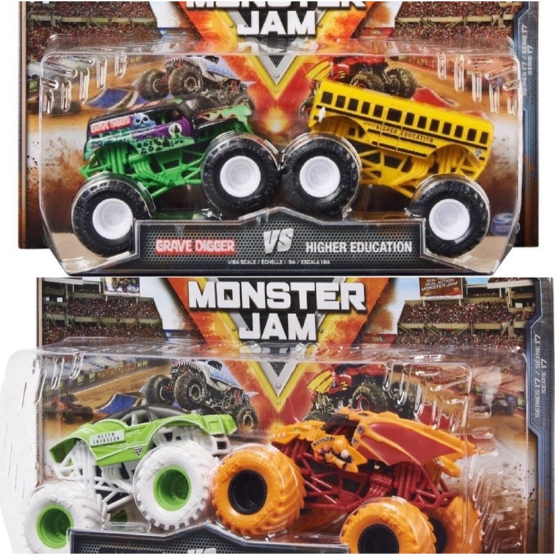 Monster Jam collectible car toy - Box of 2 Fullbox Cars | Shopee Malaysia