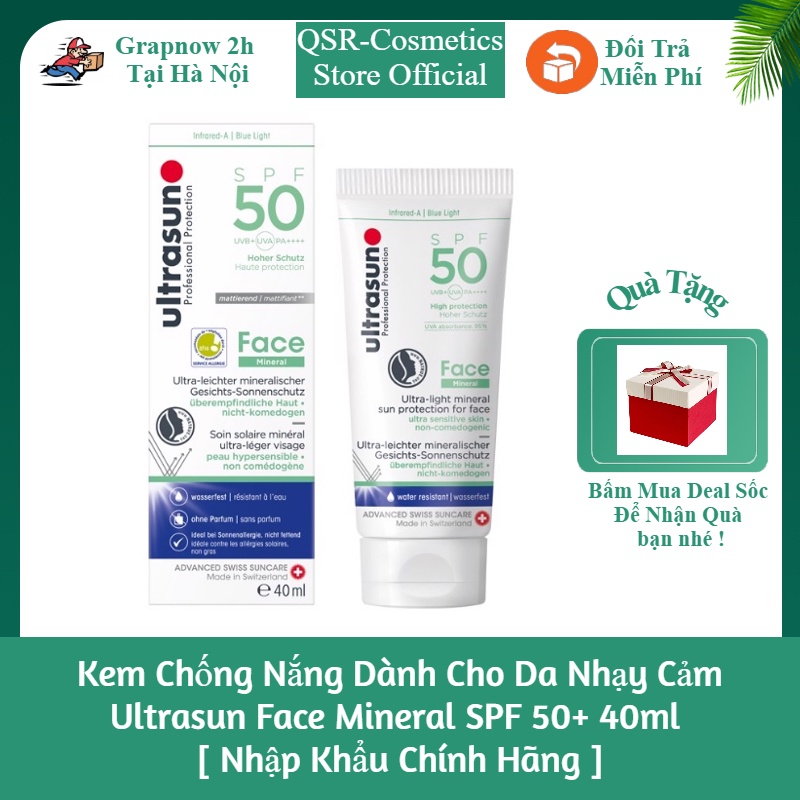 Ultrasun Face Mineral Sunscreen SPF 50+ 40ml (Imported Genuine