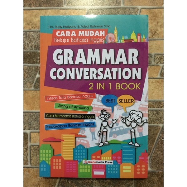 Grammar Conversation 2 in 1 Book. Easy Ways to Learn English. | Shopee ...