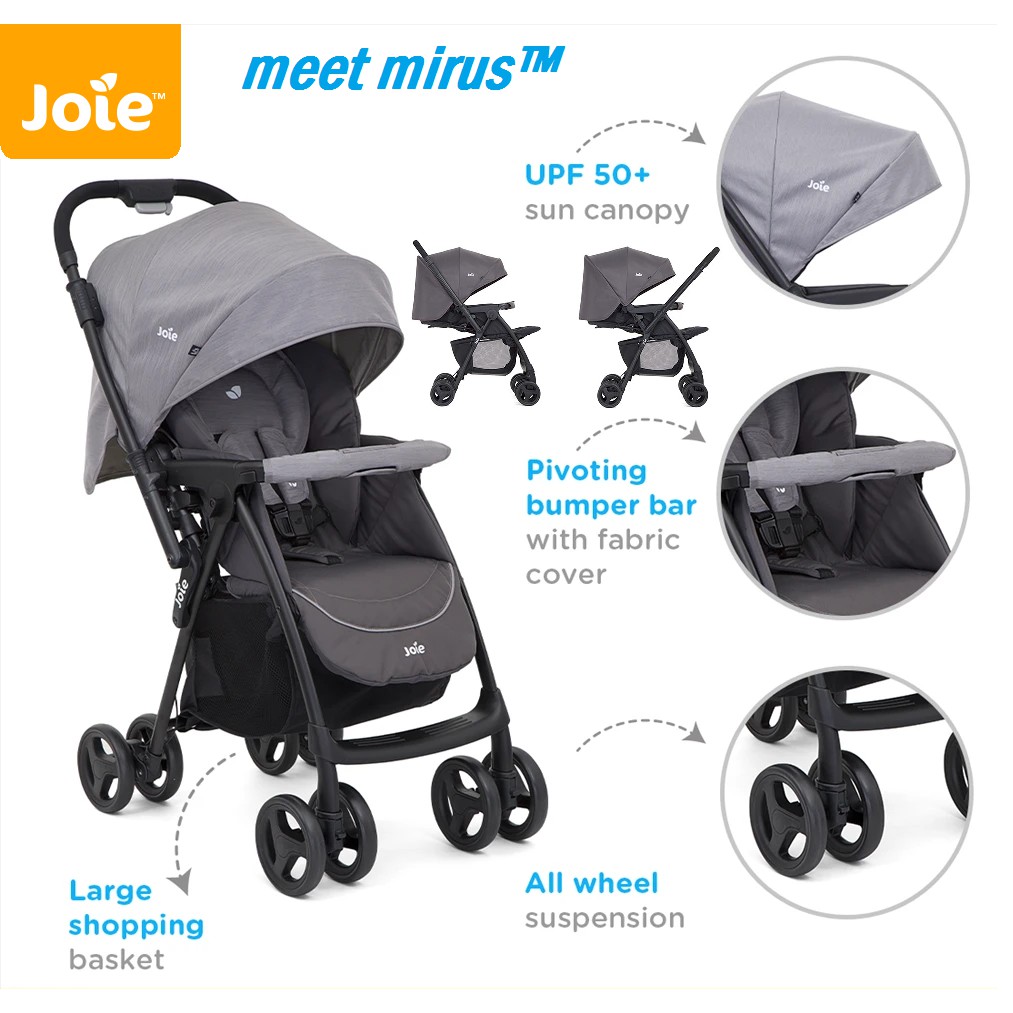 Joie Mirus Stroller (1-Year Warranty) | Shopee Malaysia