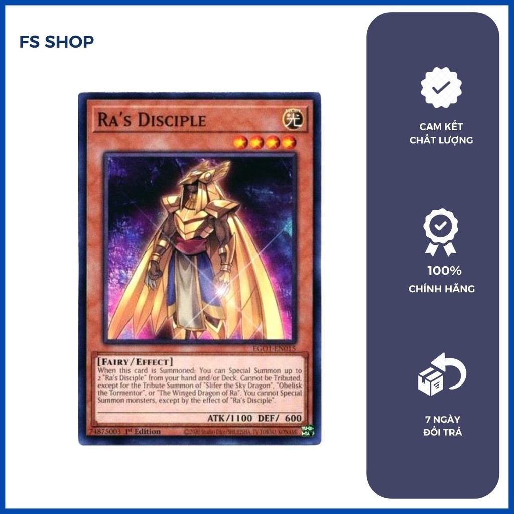 Genuine Yugioh Card Ra’s Disciple (Common) | Shopee Malaysia