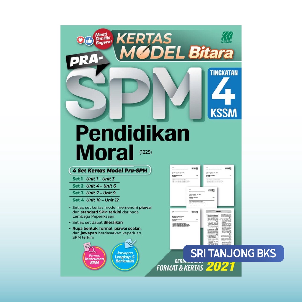 St Buku Latihan Tingkata 4 Kertas Model Bitara Pra Spm Pendidikan Moral Tingkatan 4 2022 