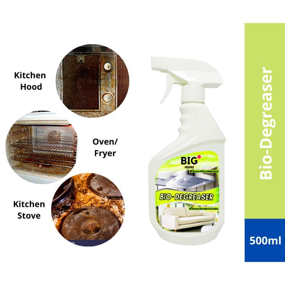 BIG Bio Degreaser 500ml Oven Cleaner Stove Kitchen Cleaner Spray