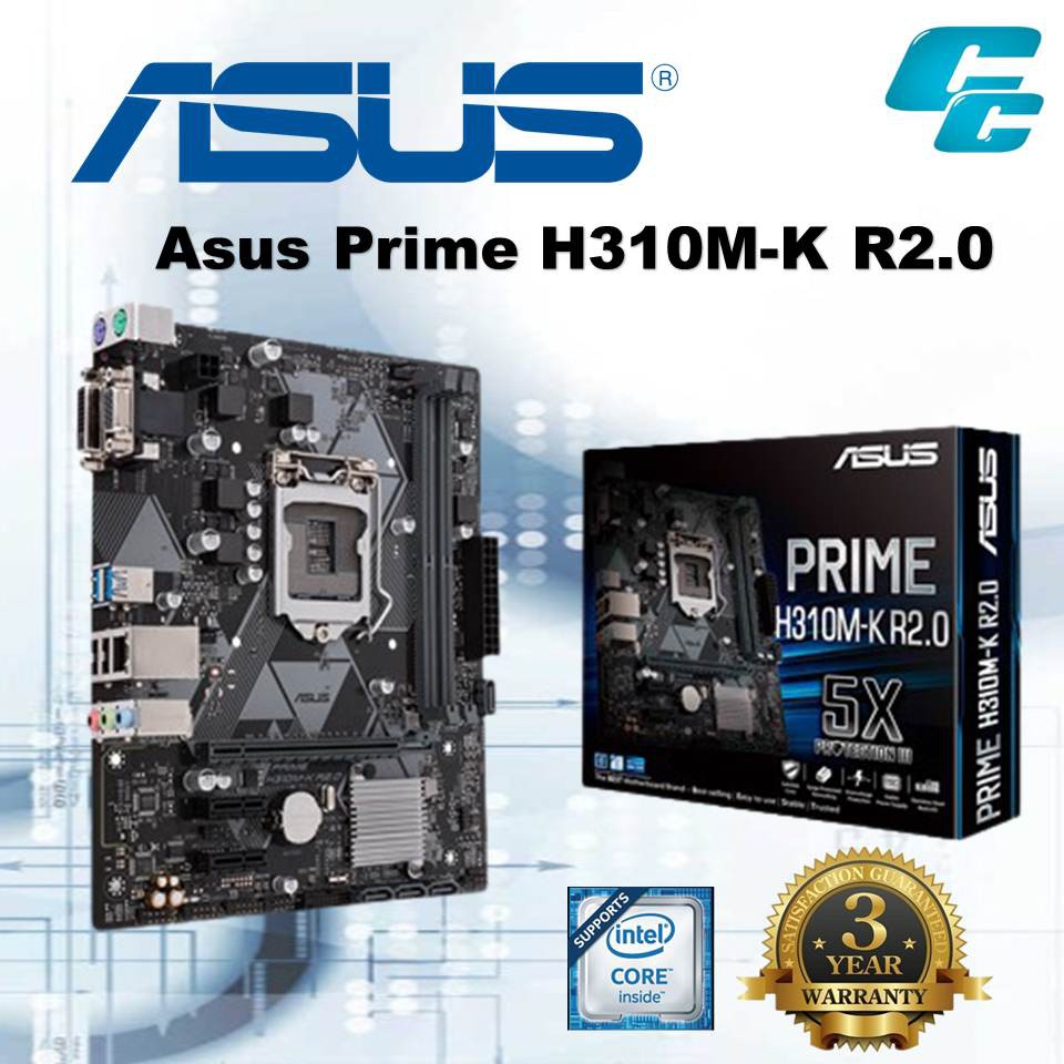 Asus Prime H310M-K R2.0/CSM / H310M-D LGA1151 Motherboard | Shopee Malaysia