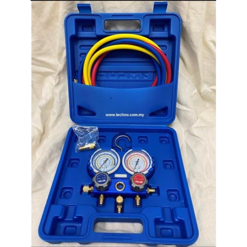 Value VRM2-B-0701 Manifold Gauge | Shopee Malaysia