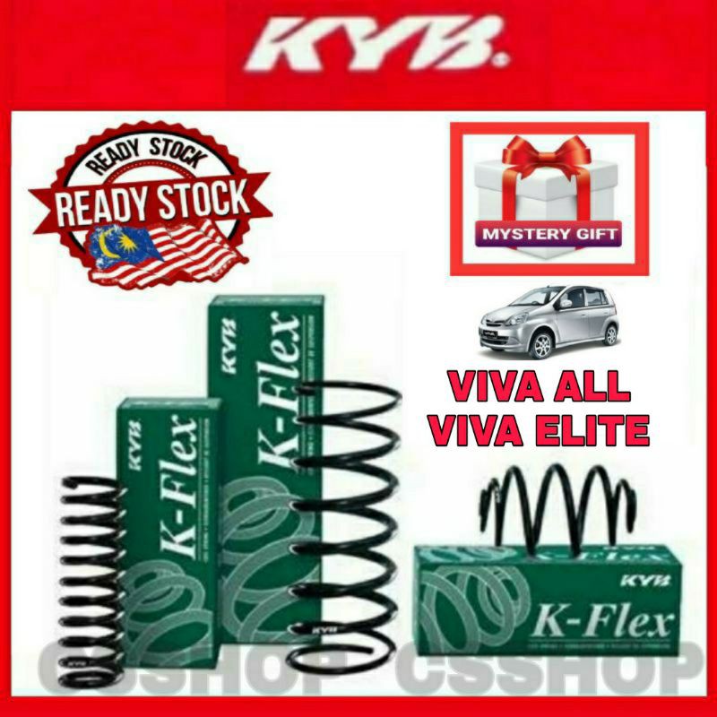 CS K-FLEX PERODUA VIVA , VIVA ELITE FRONT / REAR STANDARD COIL SPRING K ...