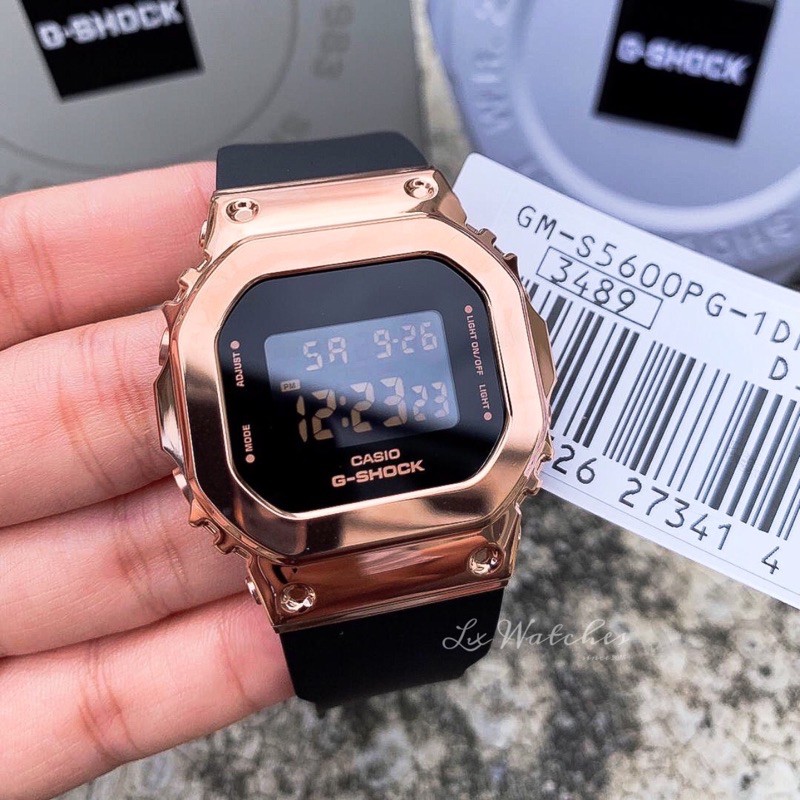 Ready stock ORIGINAL GM S5600PG 1 GM S5600PG 4 Casio G shock viral s series rose gold GMS GM S5600 GMS5600 GM S5600PG Shopee Malaysia