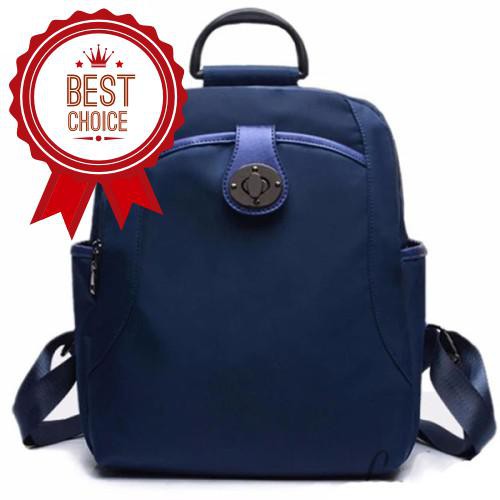 Lulumono New Trend Oxford Knapsack Lady Bag Dark Blue Shopee Malaysia