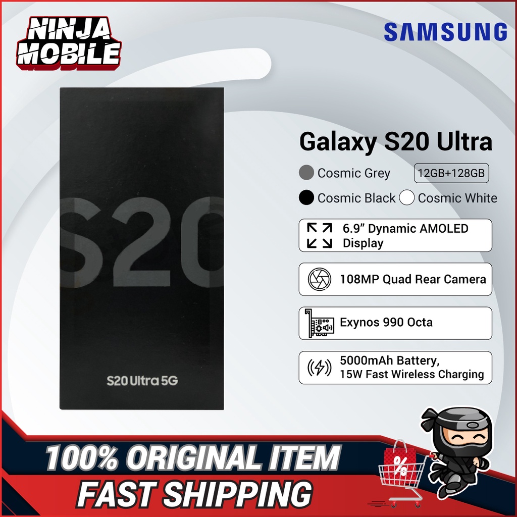 Samsung Galaxy S20 Ultra 5G /g988b Smartphone (12GB+128GB) Original ...