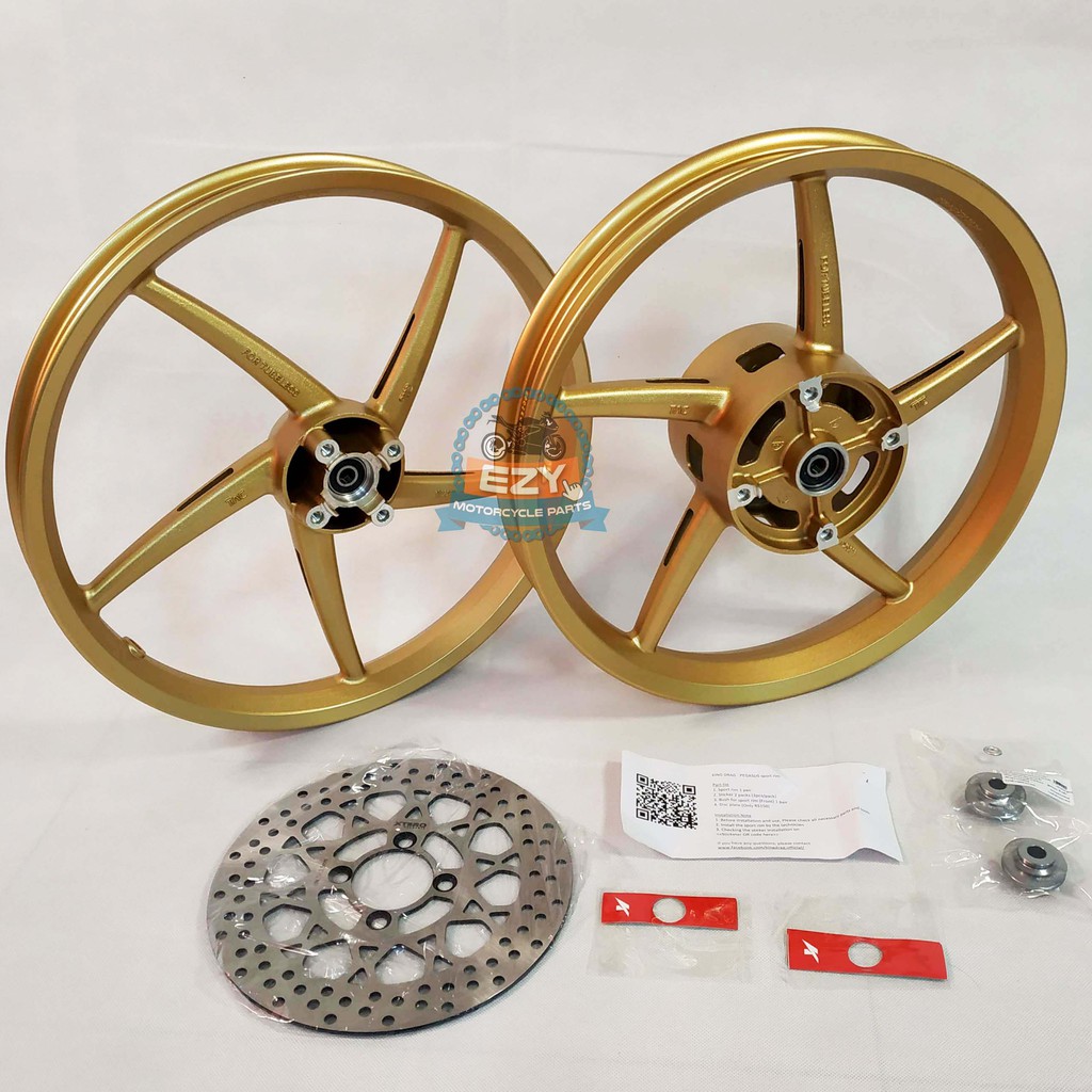 Honda RS150 (Front & Rear) Sport Rim Pegasus King Drag | Shopee Malaysia