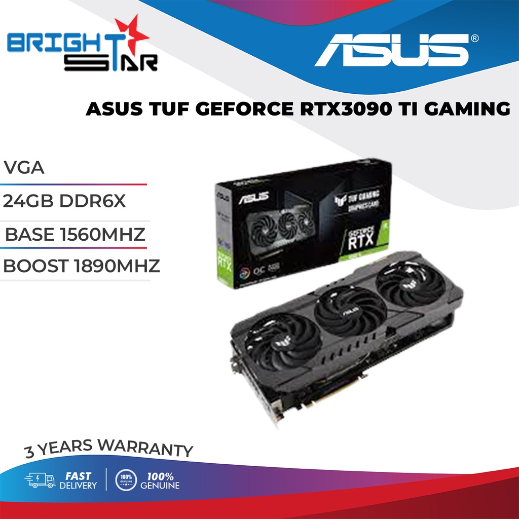 ASUS TUF GEFORCE RTX3090 TI GAMING | Shopee Malaysia