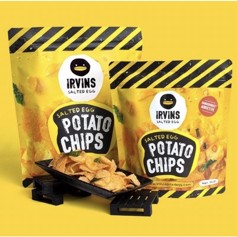 【JC Mix Store】Singapore Version IRVINS Salted Egg Potato Chips 95G ...