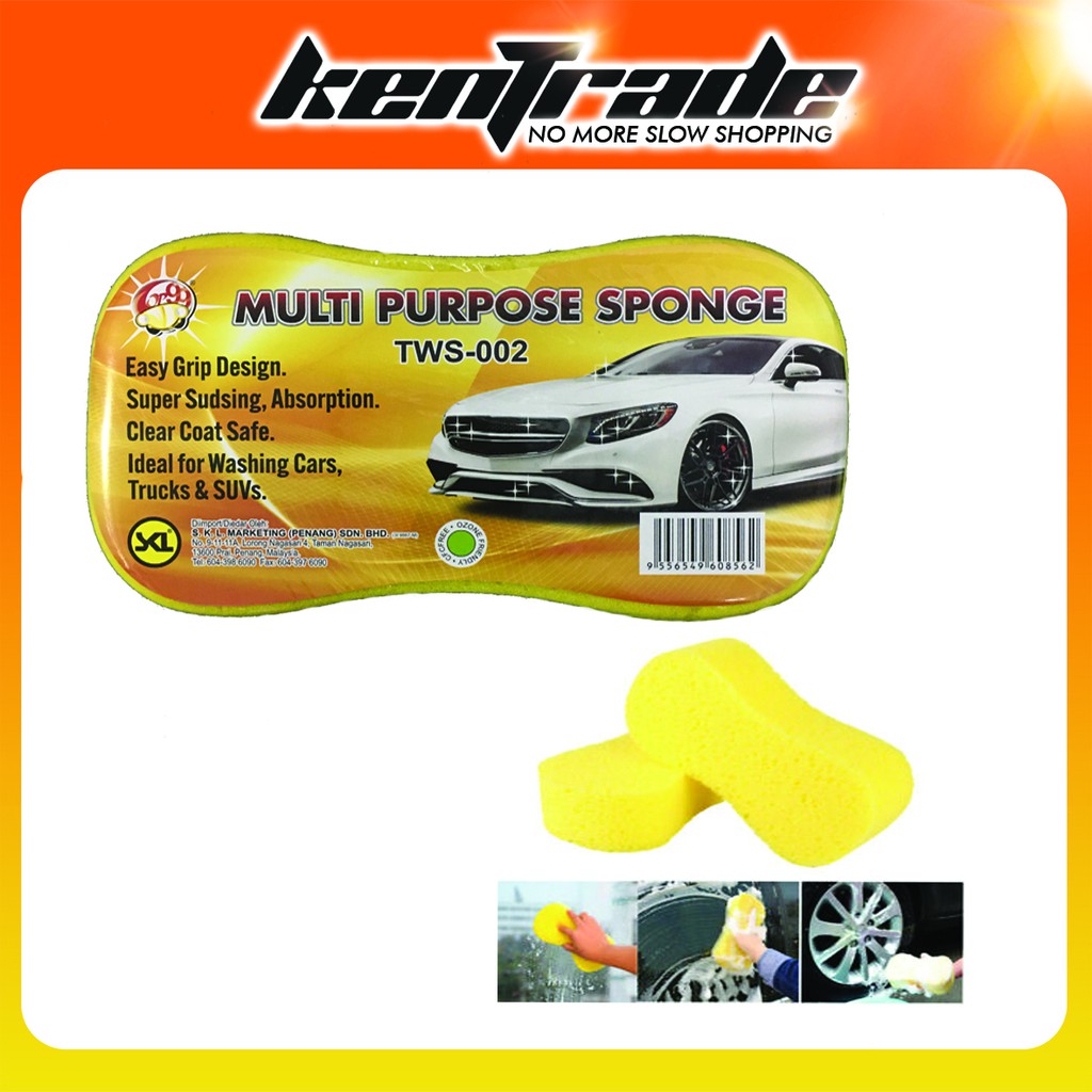 Car Wash Cleaning Multi Purpose Big Sponge Shopee Malaysia