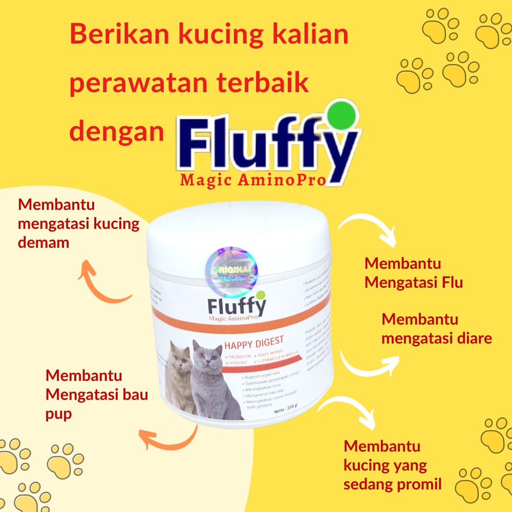 Fluffy Magic AminoPro Happy Digest Vitamin Fattening Health Supplement