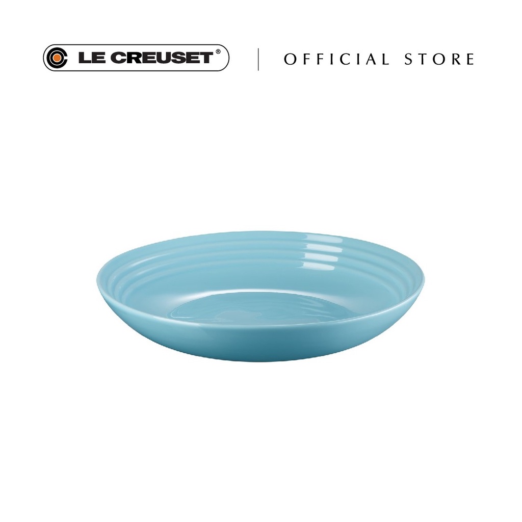 Le Creuset Stoneware Vancouver Pasta Bowl Sky Blue (25cm) Shopee