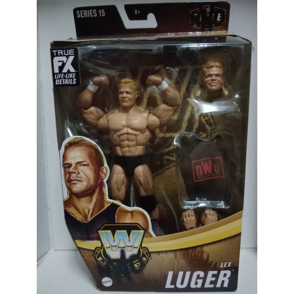 Mattel WWE Elite Legends Series 15 Lex Luger NWO Wolfpac Wrestling ...