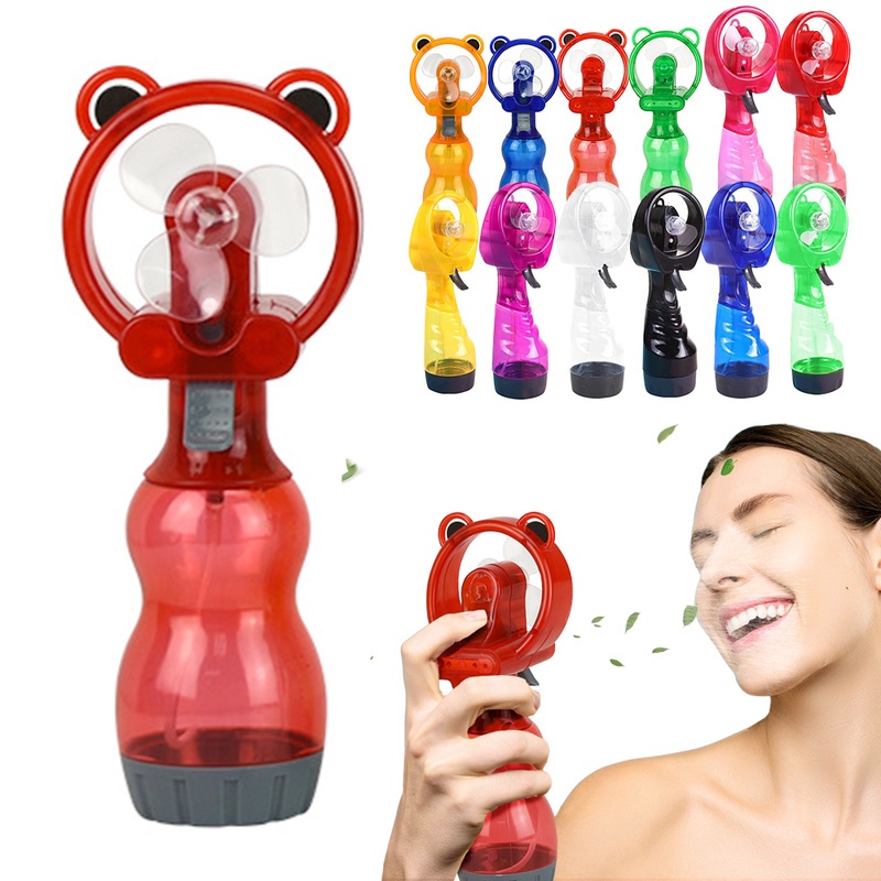 NEW Electric Handheld Misting Fan Portable Mini Hand Held Spray Cooling