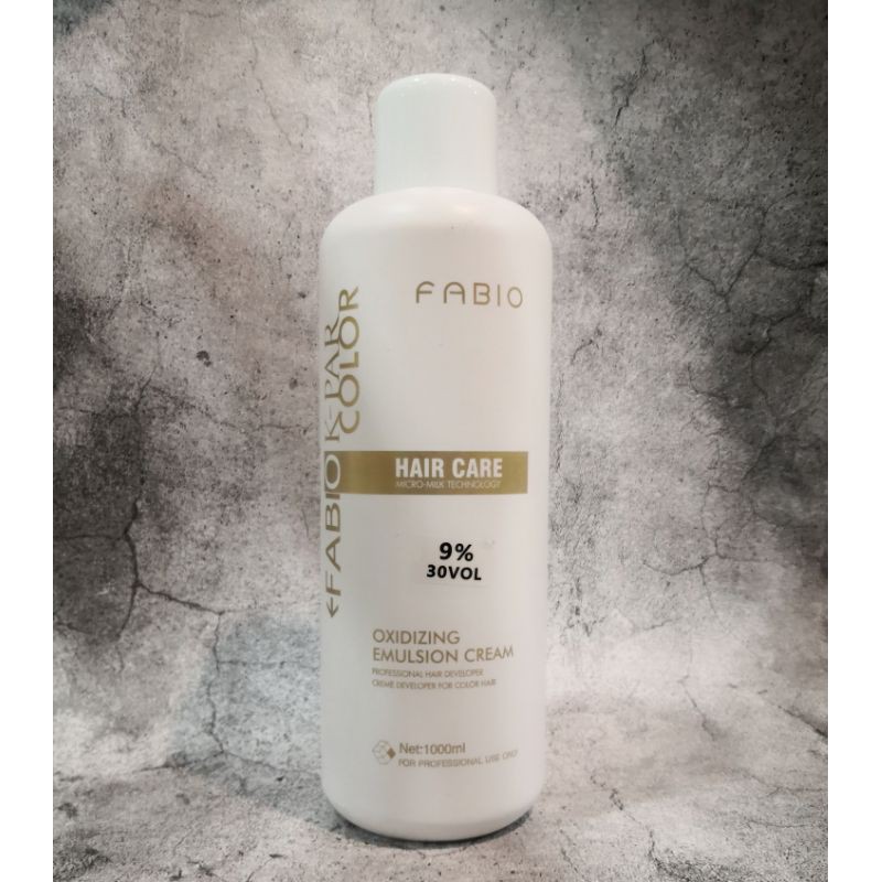 Fabio Developer Peroxide for hair color dye (1000ml) 3% 6% 9% 12% ...