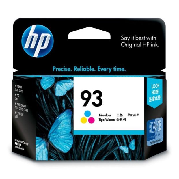 HP 93 TRI-COLOUR INK CARTRIDGE(100% ORIGINAL GENUINE)(EXPIRED) | Shopee ...