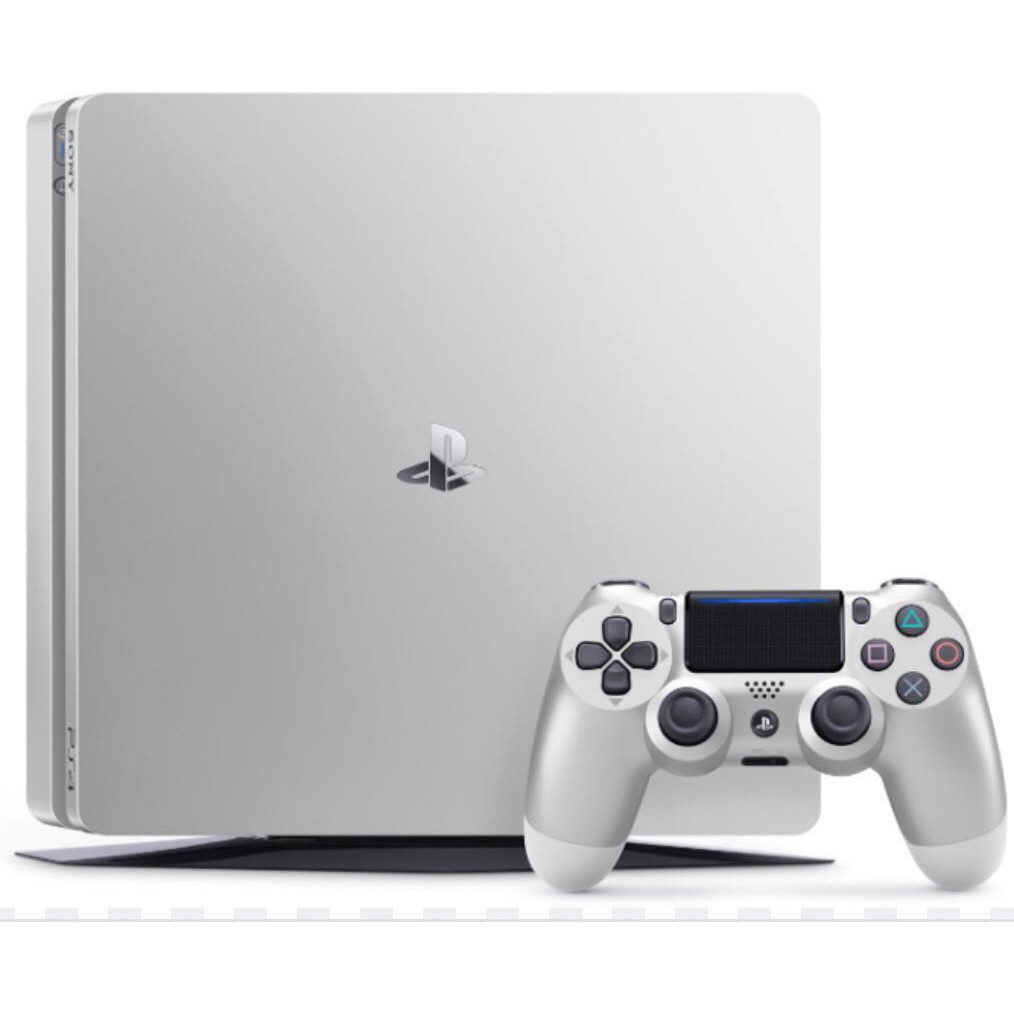 Sony Ps4 Slim Silver 500gb Asia Set (15 Month Sony Malaysia)(new 