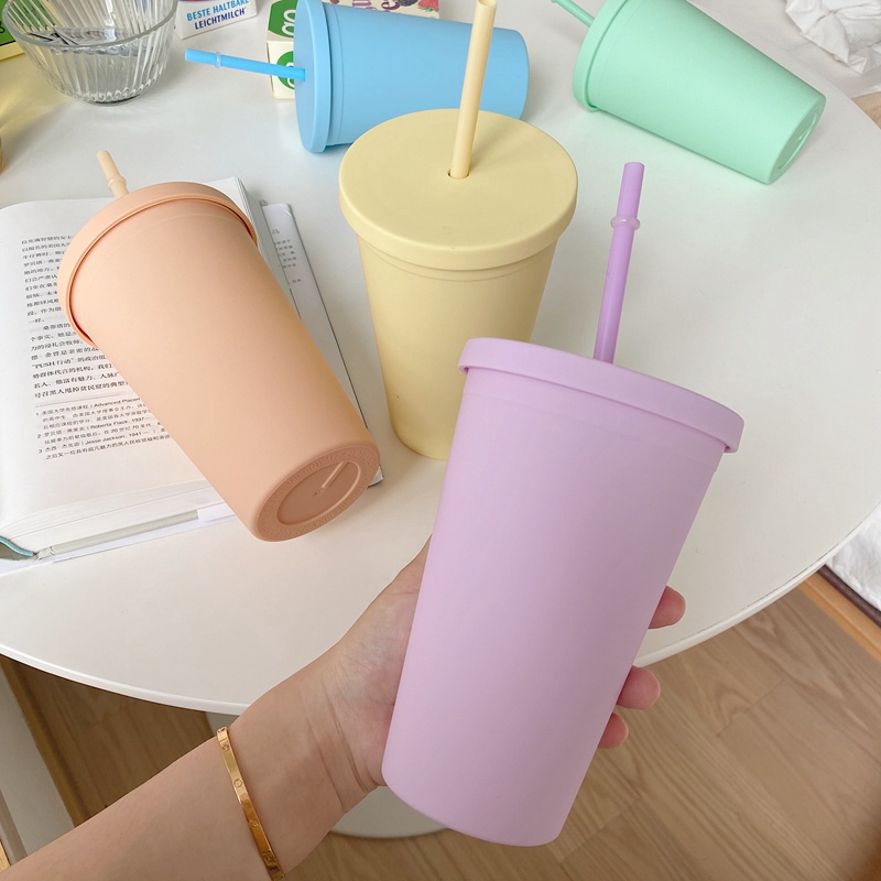 🔥Selangor Spot 🔥700ML Ins Starbucks Drinking Cup Tumbler with straw