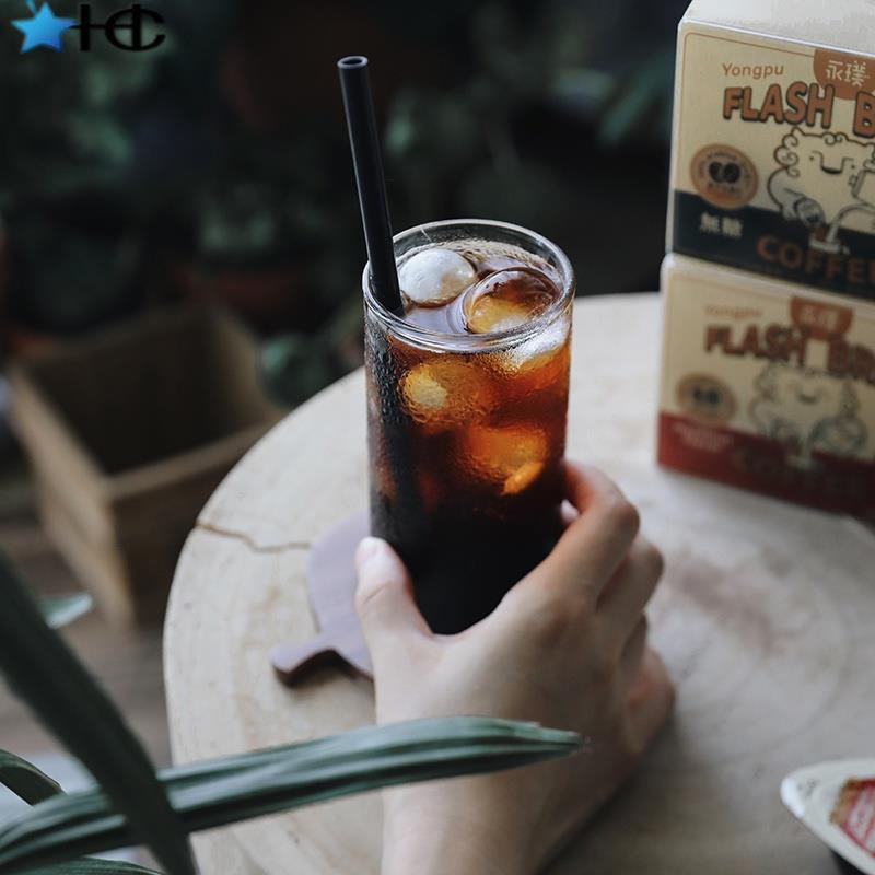 [Stok sedia] Ins Cawan Kaca Tahan Panas Cawan Kaca Kopi Cawan Susu Teh ...