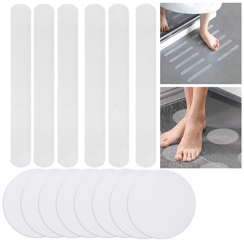 Anti Slip Strips Shower Stickers Safety Strips Transparent anti slip ...