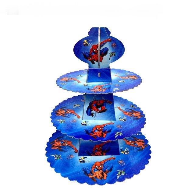 Spiderman Cupcake Stand Dessert Table Cake Stand Happy Birthday