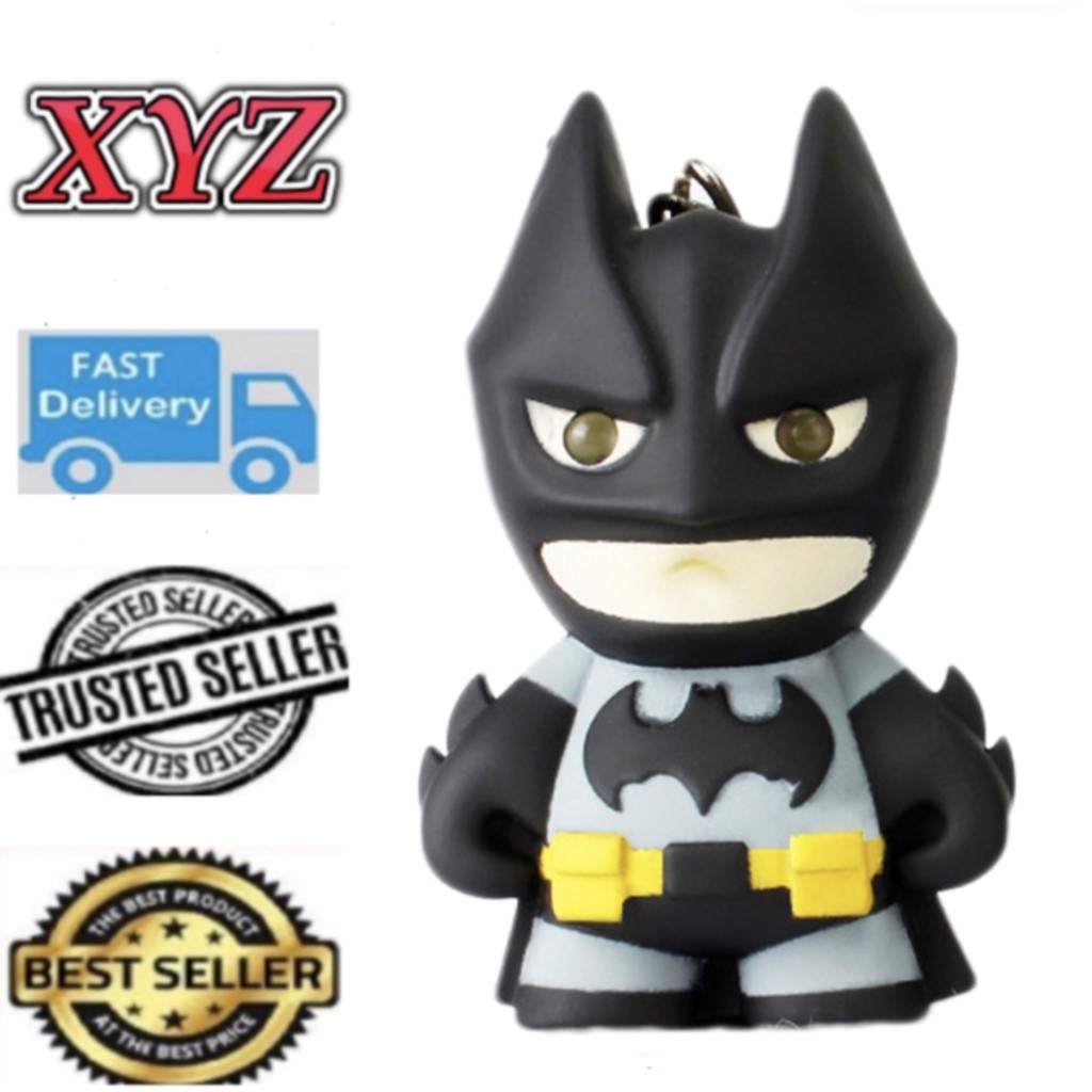 DC Batman Light & Sound Effect Keychain (100% Ready Stock Fast Postage ...