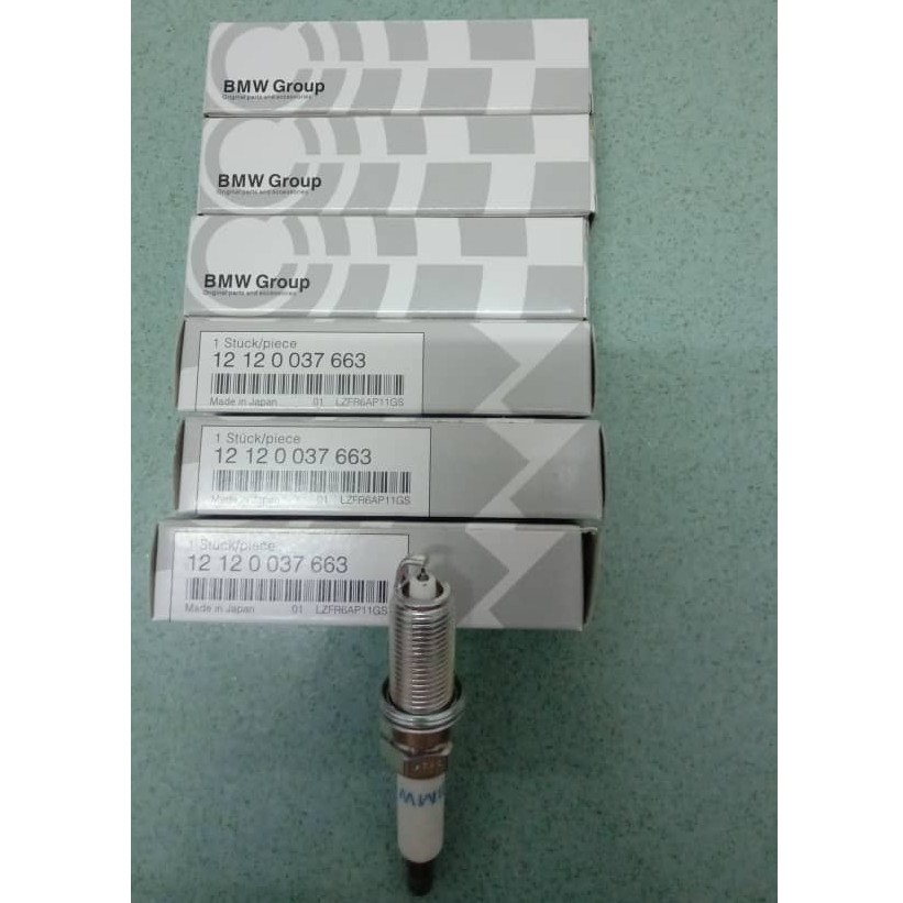 12120037663 1 SET 6PCS BMW SPARK PLUG FOR N52N F10 F25 E60 E90 Shopee