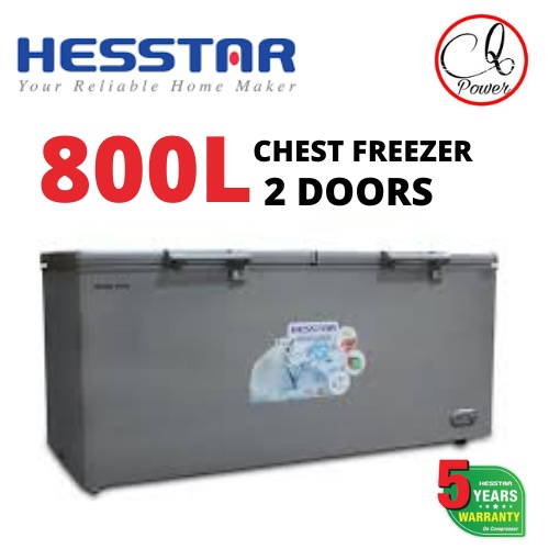 [Free Installation Within Klang Valley Area] Hesstar 800L 2 Door Chest ...