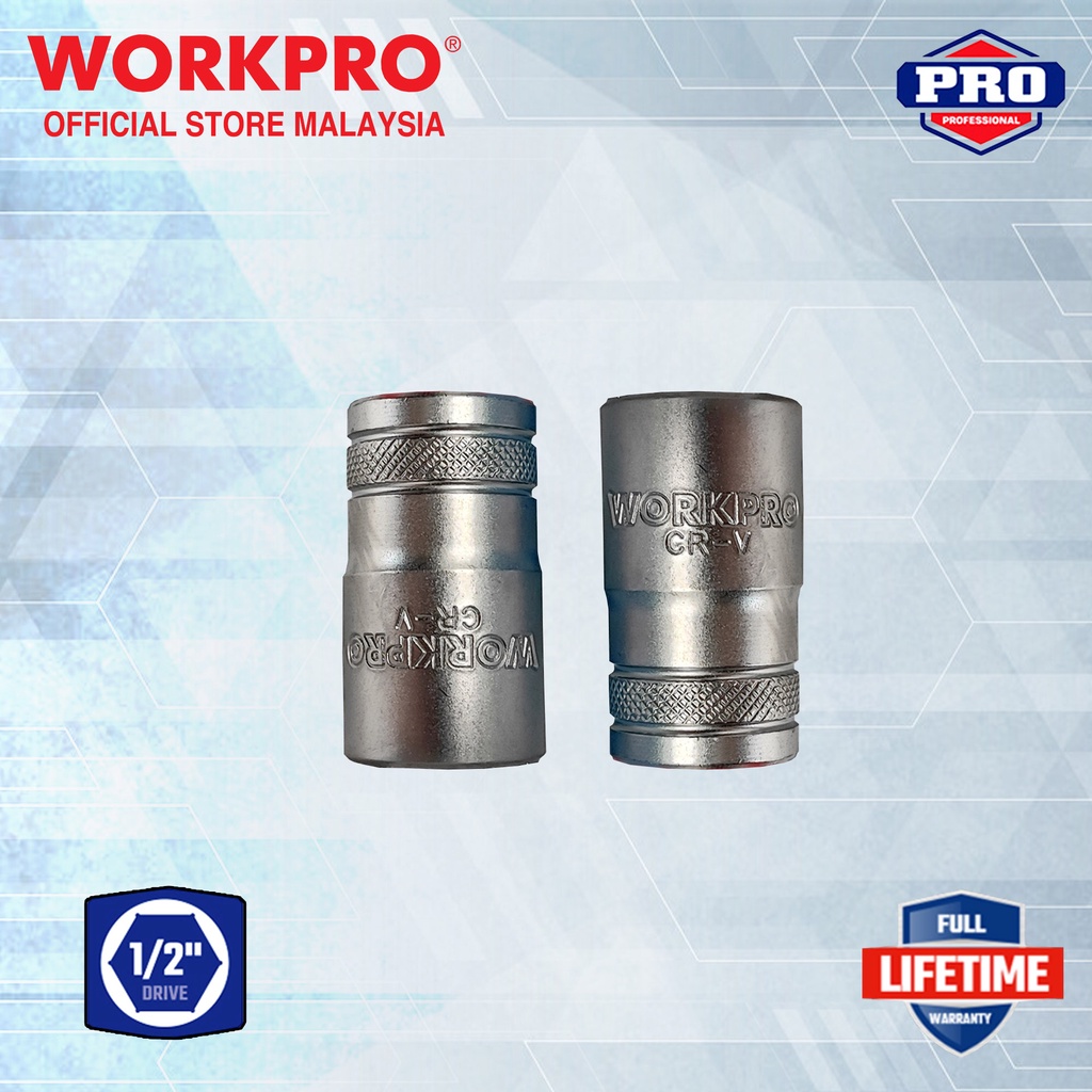 WORKPRO Drive Standard Socket 6PT (1/2