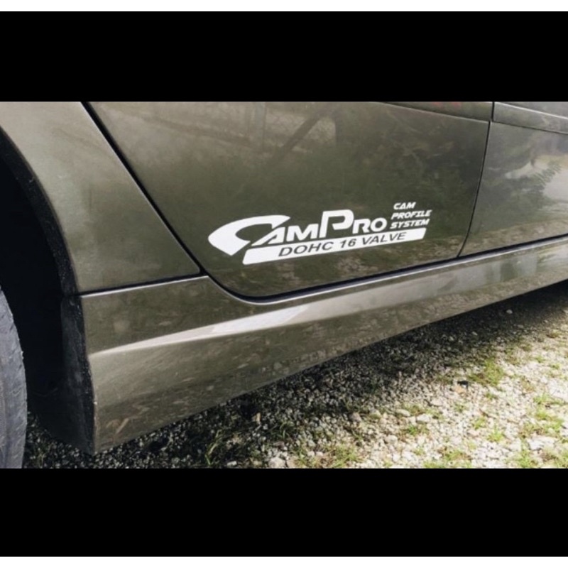 K175# CAMPRO DOHC 16 VALVE Sides Door Stickers #Pantulan Cahaya#Laser ...
