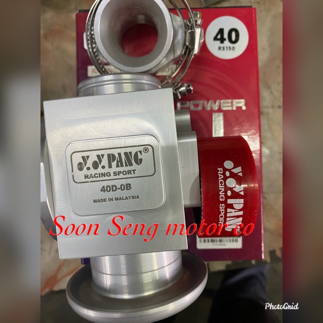 THROTTLE BODY YY PANG RS/ Y15zr (32mm/34mm/36mm/38mm/40mm/42mm