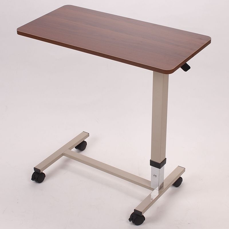 Thickened Steel Nursing Bed Dining Table Sickbed Mobile Meal Board