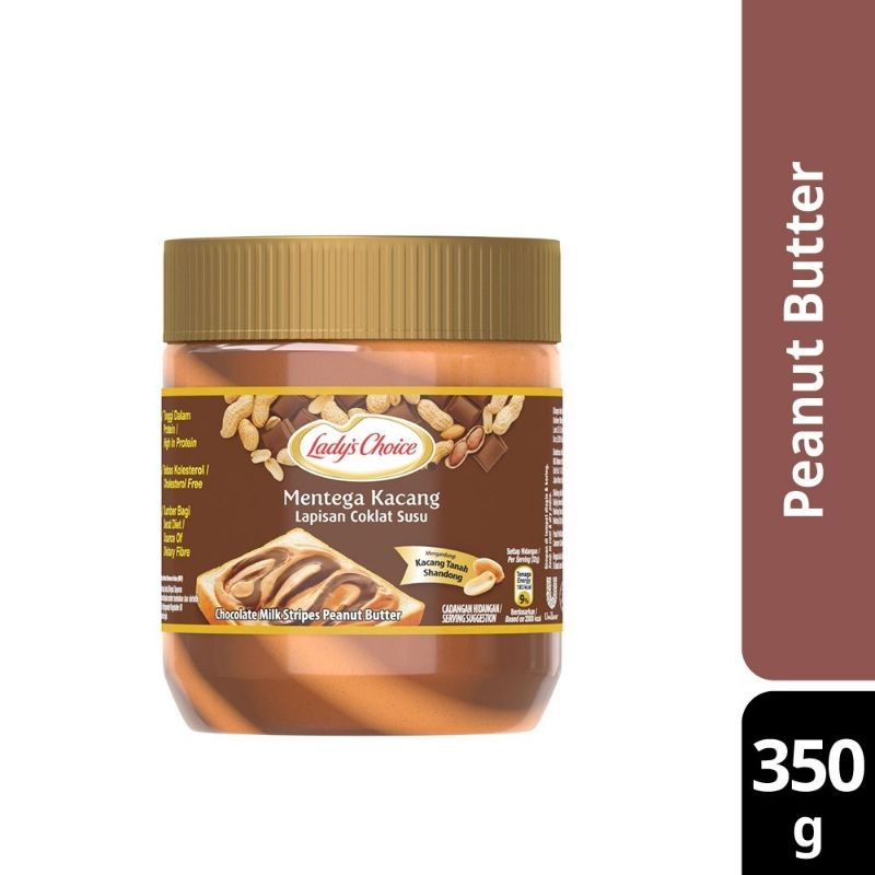 LADY'S CHOICE PEANUT BUTTER CHOCOLATE FLAVOUR/MENTEGA KACANG PERISA
