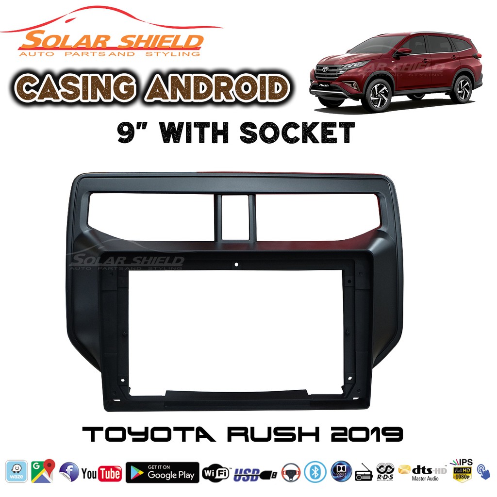 Toyota Rush 9'' Android Player Casing (Socket) | Shopee Malaysia