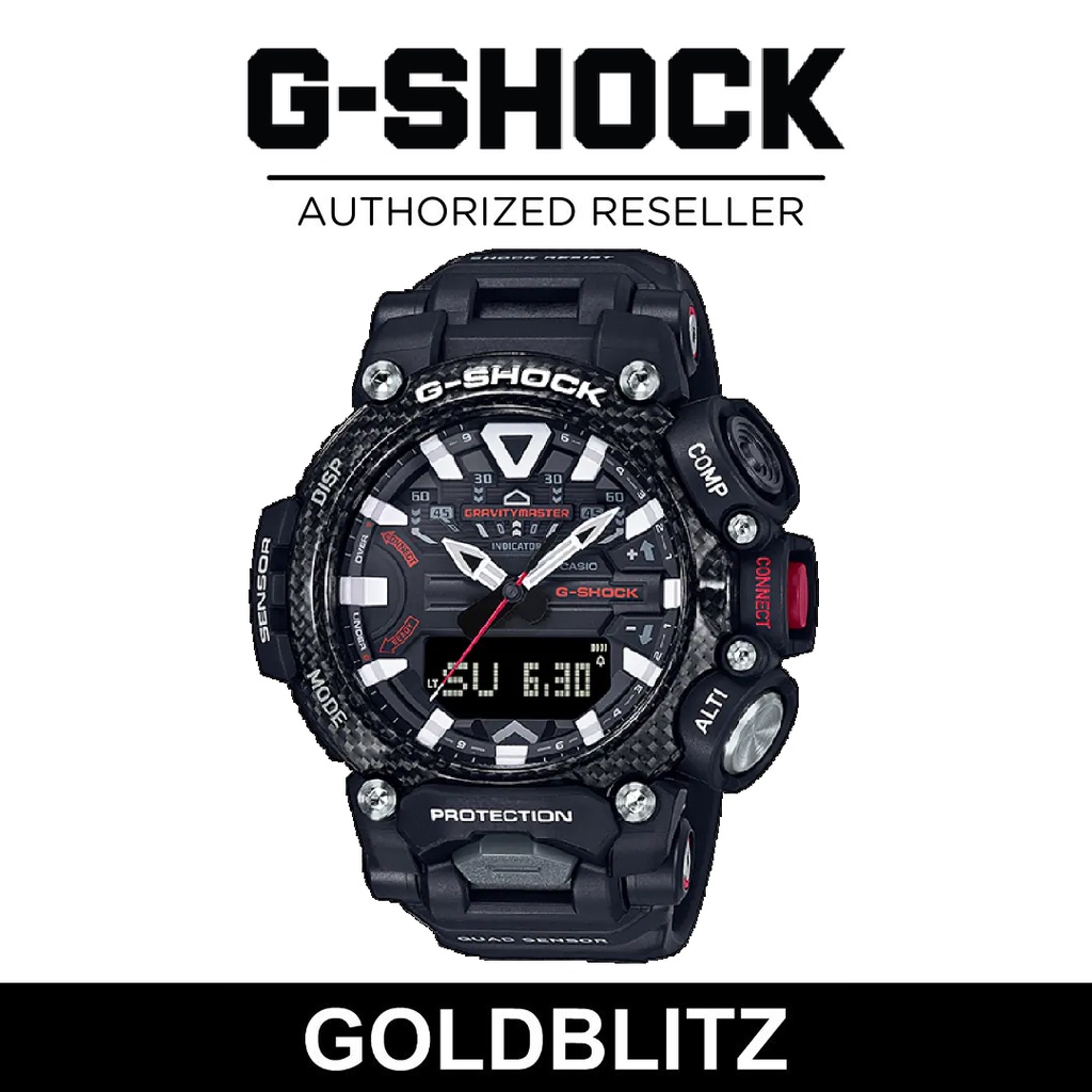 Montre Casio G-Shock Gravity Master GR-B200-1B - Fibre De Carbone - 2020 Neuve En Boîte