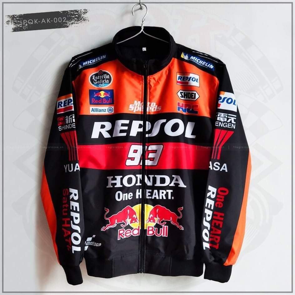 Honda Racing custom car jacket and Honda Repsof jacket made of good ...