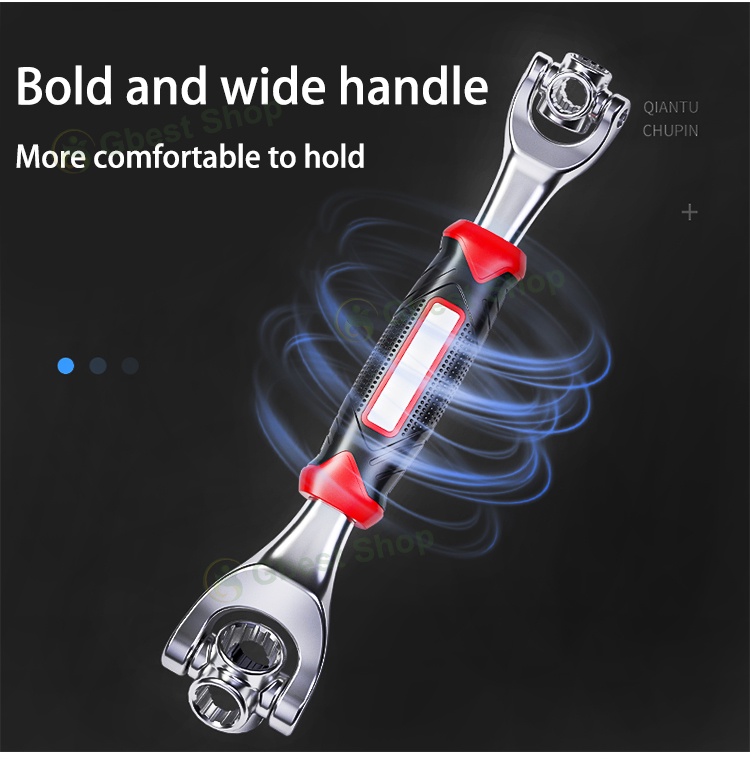 52In1 Multi Torque Wrench Double-Headed 360-Degree Rotating Adjustable ...