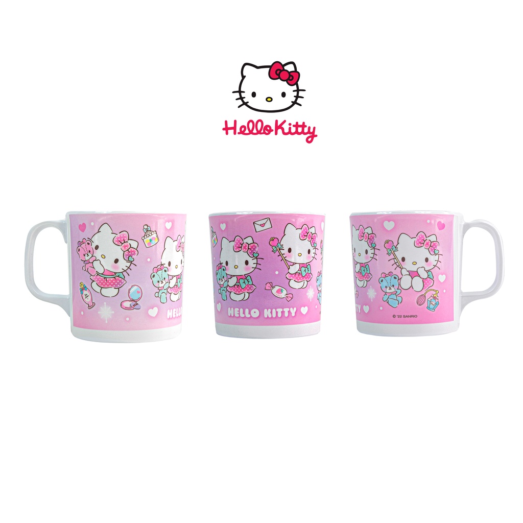 🎀 New! Hello Kitty 3.5'' Inch Round Ear Drinking Mug / Cup / Cawan ...