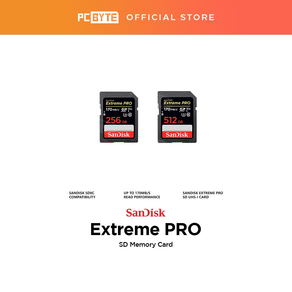 SanDisk Extreme Pro SDXC UHS-I Memory Card (256GB/512GB) | Shopee Malaysia