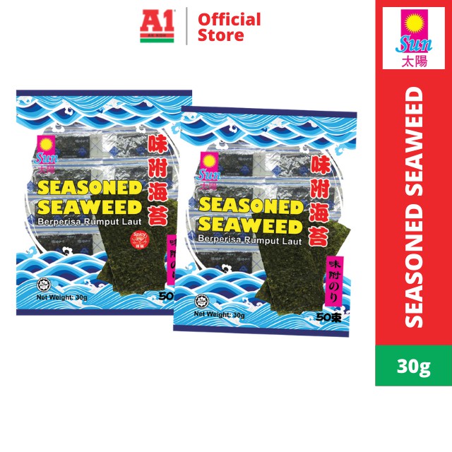 Sun Brand Seasoned Seaweed (30g) Shopee Malaysia