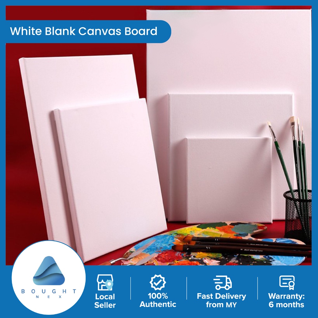 White Blank Canvas Board Oil Painting Acrylic Painting Linen Blend