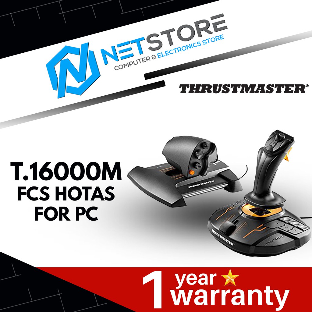  Thrustmaster T16000M FCS HOTAS (Compatible with PC
