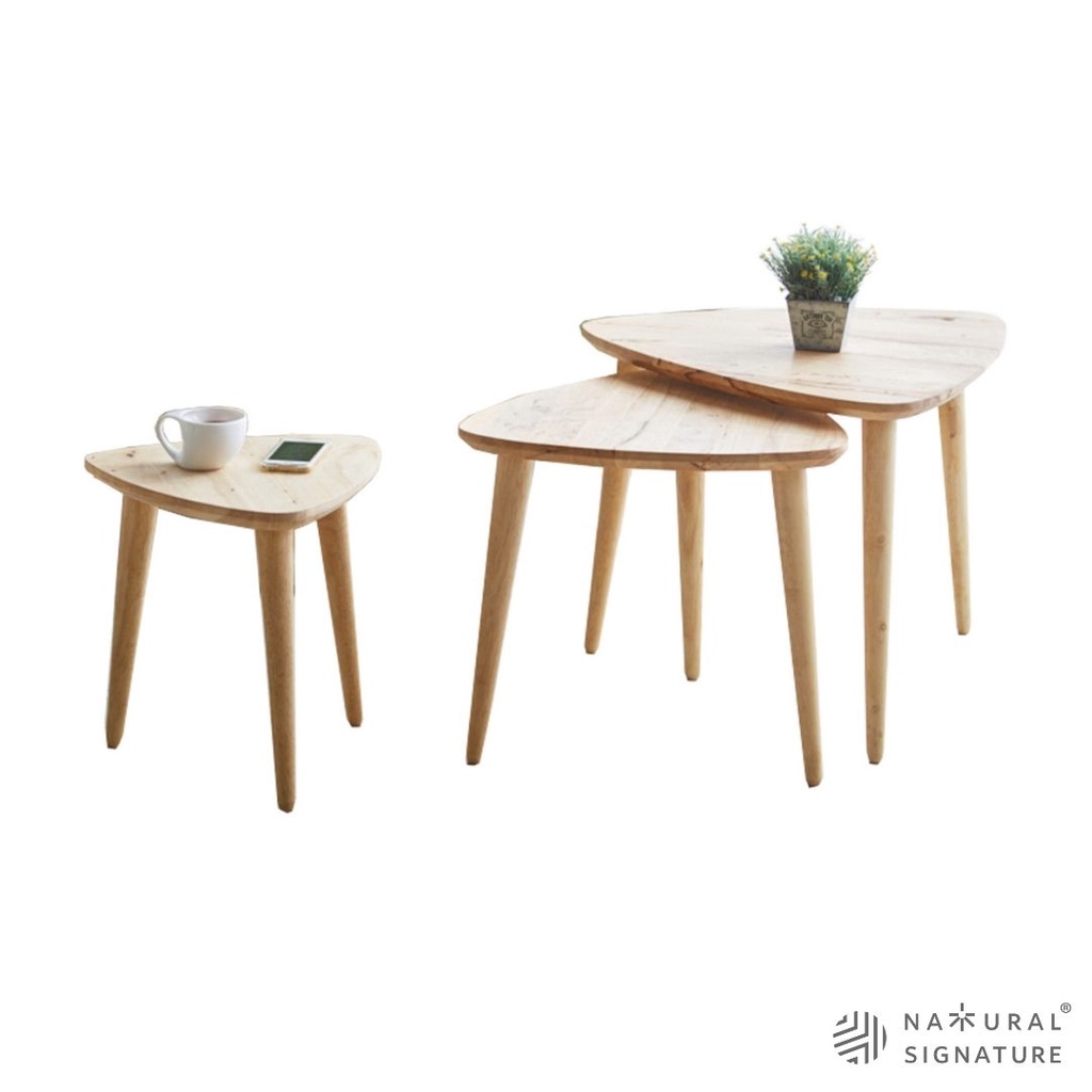 Natural Signature 5066 Trio Nesting Table (Set of 3)[Coffee table/Side ...