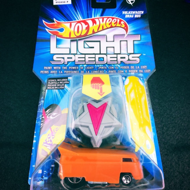 Hot Wheels Drag Bus Light Speeders - Muda De Cor Com Luz Uv