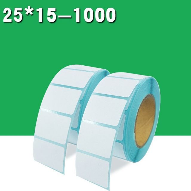 25mm X 15mm X 1000pcs Barcode sticker ( 1 rolls/pkt ) | Shopee Malaysia