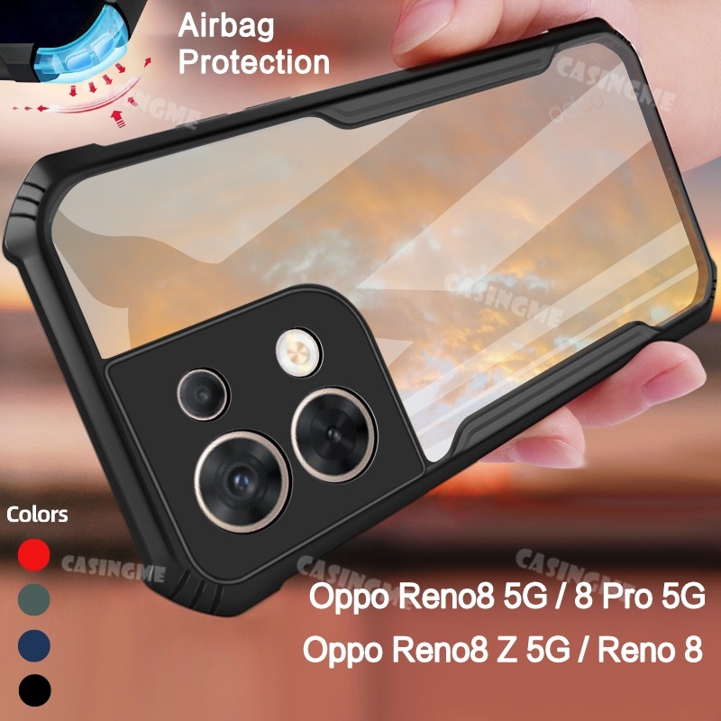 Oppo Reno 8 Pro 5G 4G Transprent AirBag Casing For Oppo Reno 8 8Pro ...